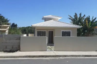 Casa com 2 quartos à venda na rua sessenta e três, jaconé (ponta negra), maricá por r$ 350.000