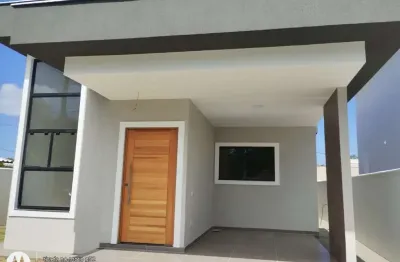 Casa em condomínio fechado com 3 quartos à venda na estrada henfil, 277, pindobas, maricá, 110 m2 por r$ 540.000