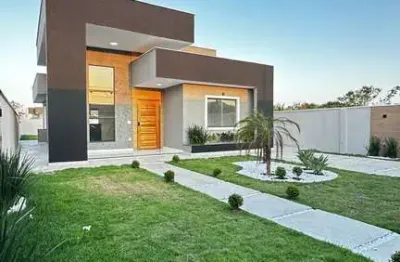 Casa com 3 quartos à venda na rua gutemberg cabral francisco, jardim atlântico leste (itaipuaçu), maricá, 106 m2 por r$ 699.000