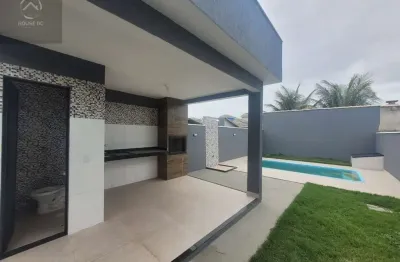 Casa com 2 quartos à venda na rua walter muniz dos santos, jardim atlântico central (itaipuaçu), maricá, 90 m2 por r$ 499.000