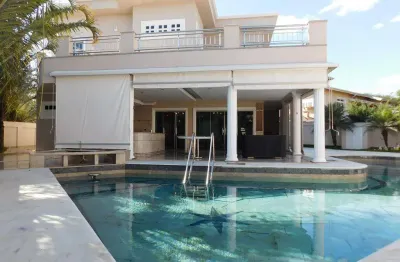 Casa em condomínio fechado com 5 quartos para alugar na rua taperebá, 26, loteamento alphaville campinas, campinas, 752 m2 por r$ 20.000