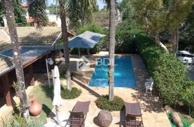 Casa em condomínio fechado com 4 quartos à venda na rua eliseu teixeira de camargo, 671, sítios de recreio gramado, campinas, 400 m2 por r$ 3.130.000