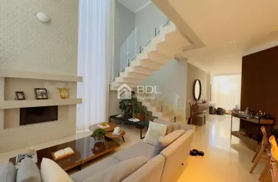 Casa em condomínio fechado com 4 quartos à venda na avenida carlos diaulas serpa, 104, loteamento parque dos alecrins, campinas, 330 m2 por r$ 3.190.000
