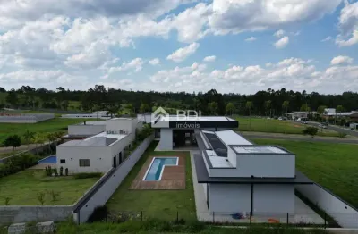Casa em condomínio fechado com 5 quartos à venda na avenida isaura roque quércia, 6662, loteamento residencial entre verdes (sousas), campinas, 443 m2 por r$ 5.940.000