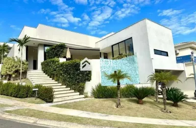 Casa em condomínio fechado com 4 quartos para alugar na rua sabiú, 135, loteamento alphaville campinas, campinas, 370 m2 por r$ 19.000