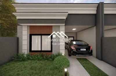 R$ 550 mil - casa (na planta) 82 m², 3 quartos (1 suíte), costeira, araucária/pr.