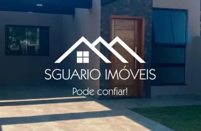 R$ 680 mil - casa 3 quartos (1 suíte) nova 85 m² com terreno 180 m², próximo do centro, araucária/pr.