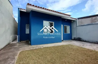 R$ 293 mil - casa averbada 50 m², 3 quartos, 2 vagas, terreno 150 m², palmital, colombo/pr.