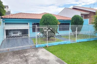 R$ 589 mil - casa 150 m², 3 qts, 2 vagas, jardim e quintal, terreno 390 m², pinheirinho, curitiba/pr.