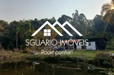 R$ 350 mil - chácara 26.344 m² com casa e 3 tanques de peixes, colônia matos, mandirituba/pr.