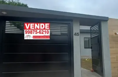 R$ 750 mil (estuda imóvel/desc. à vista) casa 86,50m², 3 quartos (1 suíte), tindiquera, araucária/pr.