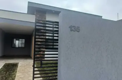 R$ 650 mil (estuda imóvel/desc à vista) casas 86,76m², 3 quartos (1 suíte), tindiquera, araucária/pr.