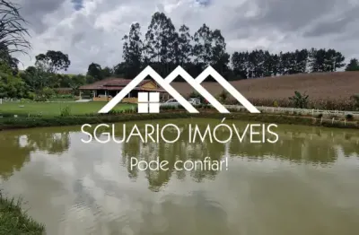 R$ 550 mil (estuda troca) - chácara 18.150 m², casa, tanque de peixes c/5 nascentes, quitandinha/pr.