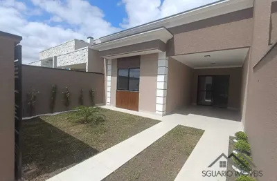 R$ 590 mil - casa nova 82 m², 3 quartos (1 suíte), costeira, araucária/pr.