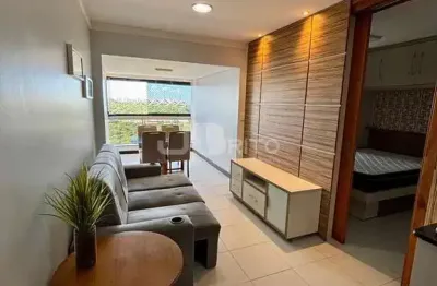 Aluguel apartamento mobiliado 52 m² quarto e sala e varanda| 2 vagas de garagem| caminho das árvores
