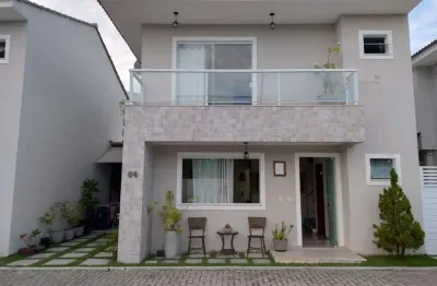 Casa em condomínio fechado com 3 quartos à venda na rua francisco gomes da silva, buraquinho, lauro de freitas, 110 m2 por r$ 660.000