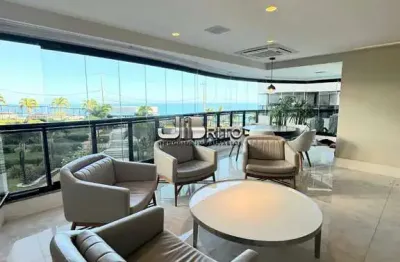 Maravilhoso 4 suítes 330 m² vista mar porteira fechada- morro ipiranga