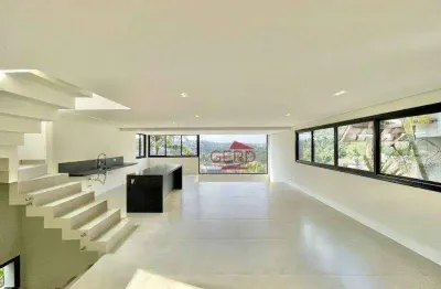 Casa de luxo moderna no cond. são paulo ii – 4 suítes, gourmet e piscina!
