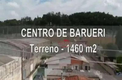 Terreno à venda, 1460 m² por r$ 12.000.000,00 - centro - barueri/sp