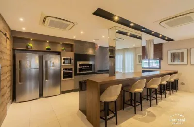 Apartamento para venda em joinville, centro, 1 dormitório, 1 banheiro, 1 vaga