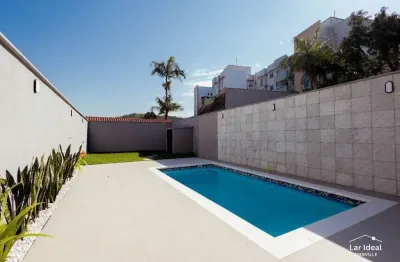 Casa para venda em joinville, santo antônio, 3 dormitórios, 3 suítes, 4 banheiros, 4 vagas