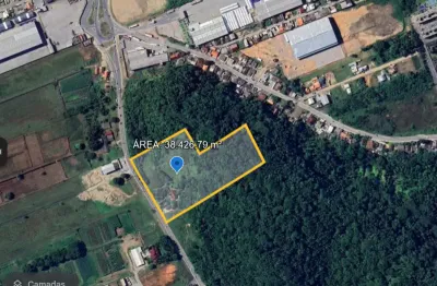 Excelente terreno frente para a rodovia jorge lacerda