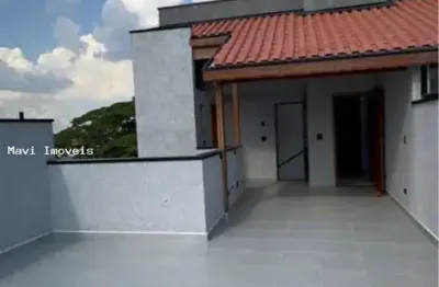 Cobertura duplex para venda em santo andré, vila guaraciaba, 2 dormitórios, 1 suíte, 2 banheiros, 1 vaga