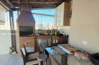 Cobertura para venda em são bernardo do campo, rudge ramos, 2 dormitórios, 1 suíte, 2 banheiros, 1 vaga