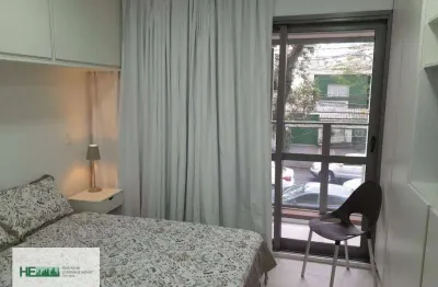 Apartamento com 1 dormitório à venda, 24 m² por r$ 430.000,00 - campo belo - são paulo/sp