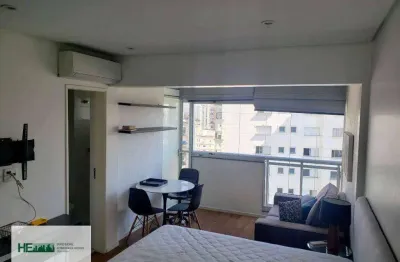 Apartamento com 1 dormitório para alugar, 38 m² por R$ 3.800,00/mês - Campo Belo - São Paulo/SP