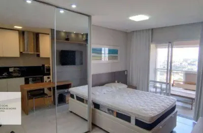 Studio com 1 dormitório para alugar, 38 m² por r$ 4.000/mês - campo belo - são paulo/sp