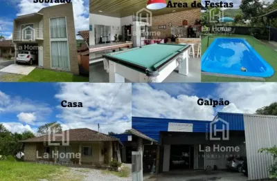 Casa com 5 quartos à venda no belchior central, gaspar , 585 m2 por r$ 1.129.000