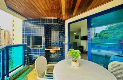 Excelente apartamento à venda na praia das pitangueiras - região da barra funda - com varanda gourme