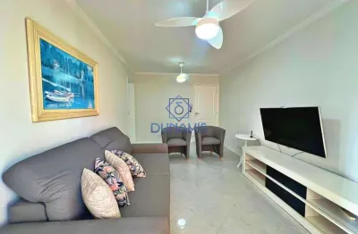 Apartamento com 2 dormitórios à venda, 65 m  por r  480.000 - pitangueiras - guarujá sp
