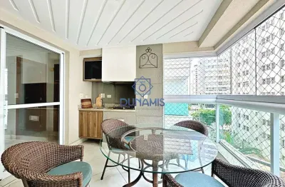 Magnífico apartamento à venda na praia das astúrias - frente mar - com lazer completo