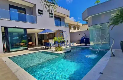 Casa alto padrão novíssima e moderna no condomínio jardim acapulco guarujá