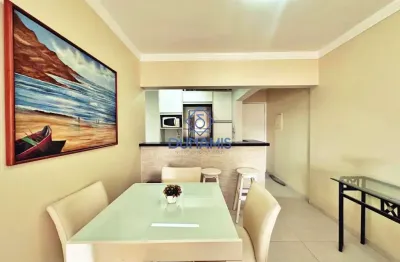 Apartamento à 200 metros do mar - 2 dormitórios na praia da enseada.