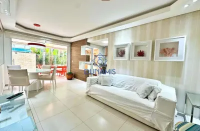 Magnífico apartamento garden com varanda gourmet na praia da enseada