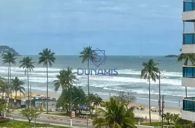 Apartamento à venda na praia da enseada com vista mar- ótima localização