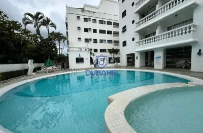 Apartamento para locação anual  na praia da enseada - prédio com lazer