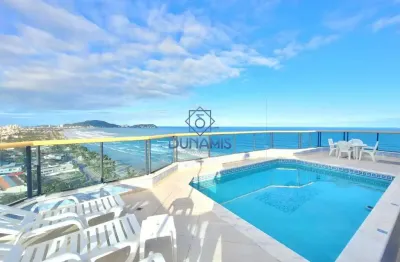 Linda cobertura em local privilegiado na praia da enseada- guarujá-sp