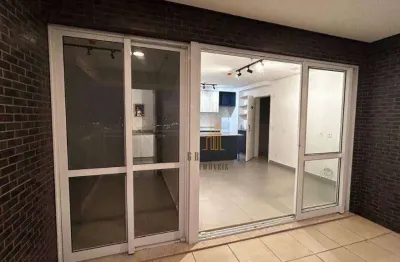 Flat com 1 dormitório para alugar, 42 m² por r$ 4.414,08/mês - centro - são bernardo do campo/sp