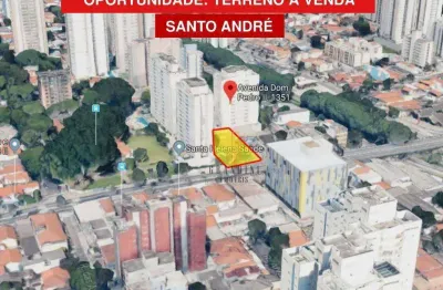 Terreno à venda na Avenida Dom Pedro II, Jardim, Santo André