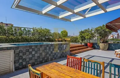 Cobertura á venda de 537m², com 03 suítes e 06 vagas no jardim paulista