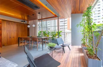 Apartamento em condomínio contemporâneo, localizado na vila nova conceição.