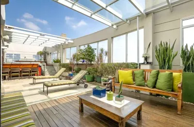 Cobertura com 355 m², 4 quartos sendo 4 suítes à venda no bairro moema índios.