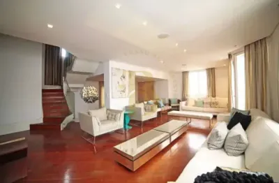 Apartamento duplex mobiliado á venda de 360m², com 4 suítes e 4 vagas jardim paulista.
