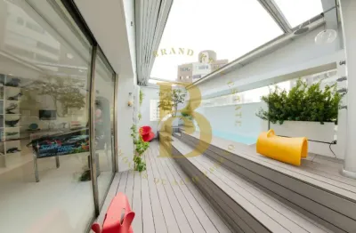 Cobertura duplex á venda em moema em condomínio clube, 202m², 3 suítes, 4 vagas.