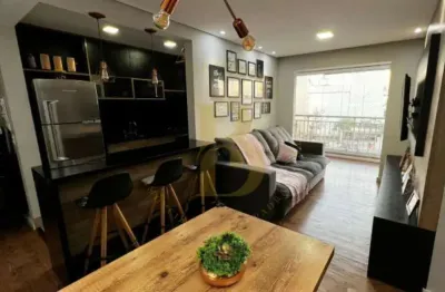 Apartamento mobiliado com 2 quartos e 61m² no jardim marajoara.