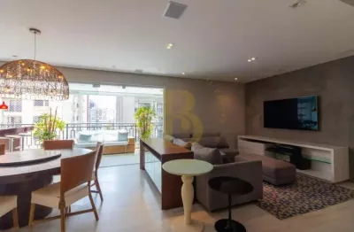 Apartamento reformado e mobiliado  de 157m², para locação na vila olimpia,